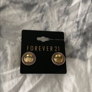 F21 gold earrings - NWT